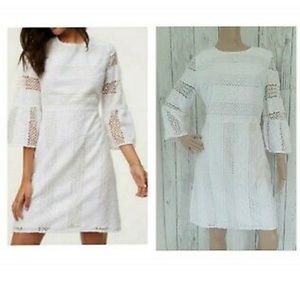 Ann Taylor Loft White Lace Dress